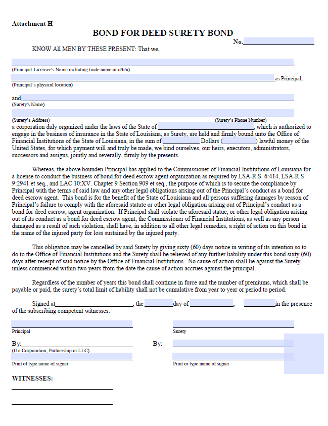 deed of assignment in escrow